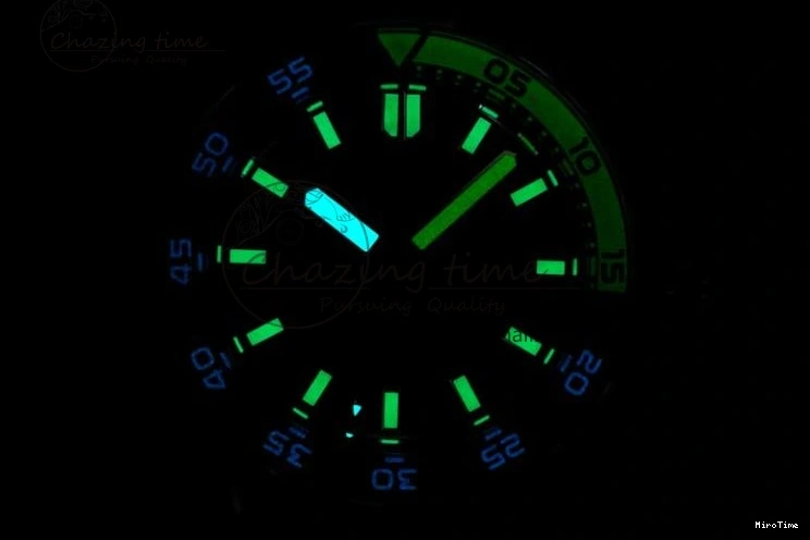 MIROTIME 0429 Bright Aquatimer Automatic SS RSF 1:1 Best Edition Black Yellow Dial on Black Rubber Strap A 7068